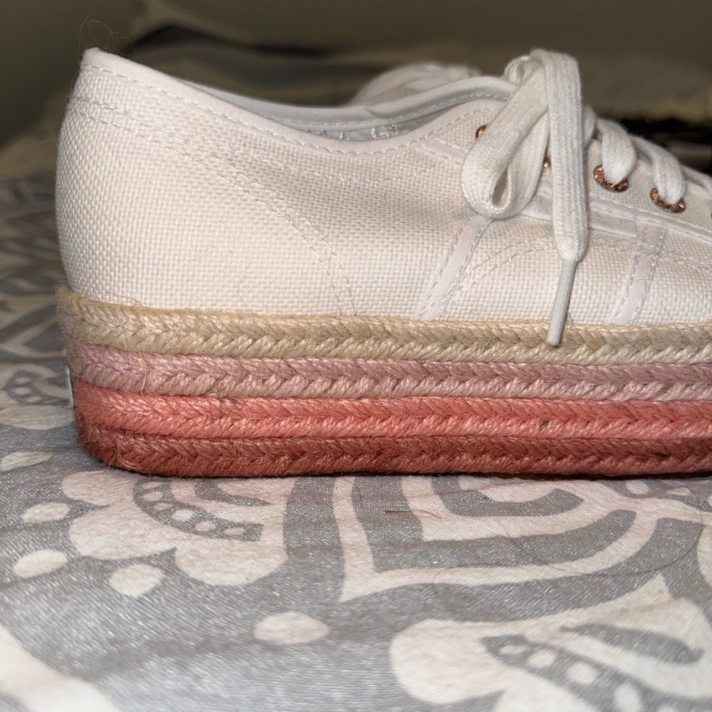 Superga ombré platform sneakers